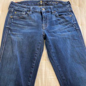 7 for all Mankind low rise Bootcut jean sz 28